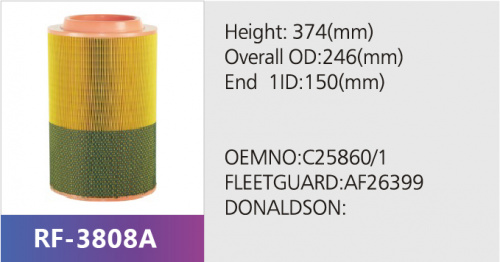 Фильтр воздушный RF-3808AB (1/)