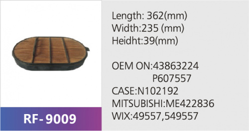 Фильтр воздушный 334R1769