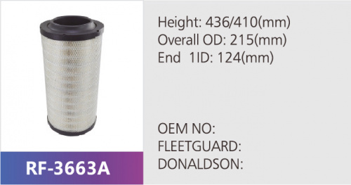 Фильтр воздушный RF-3663AB (1/)