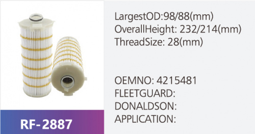 Фильтр масляный RF-2887 (1/)