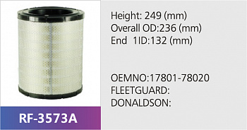 Фильтр воздушный RF-3573A (1/)